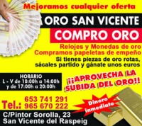 ORO SAN VICENTE: Pulse para ms informacin